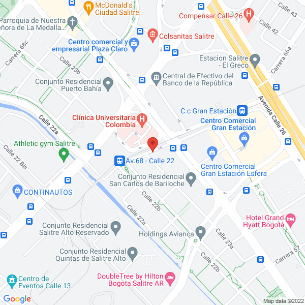 Mapa de Cooperativa De Trabajo Asociado Laboremos Cta