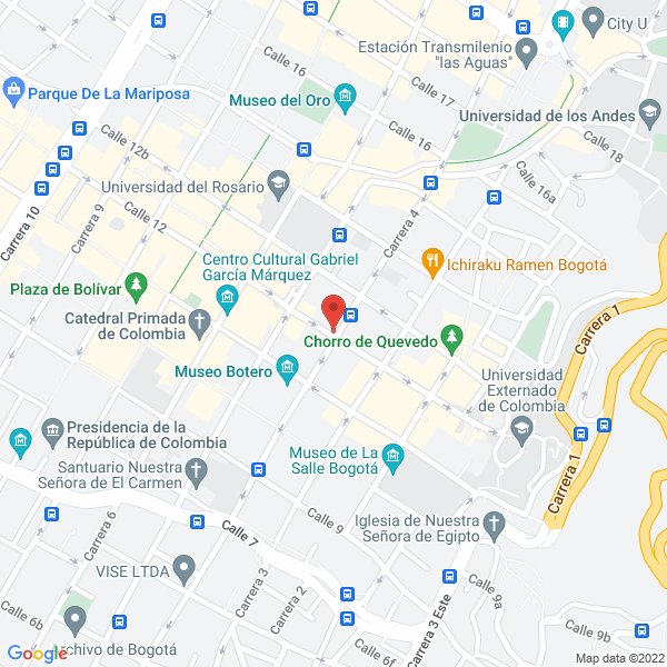Mapa de Restaurante The Corner Twelve