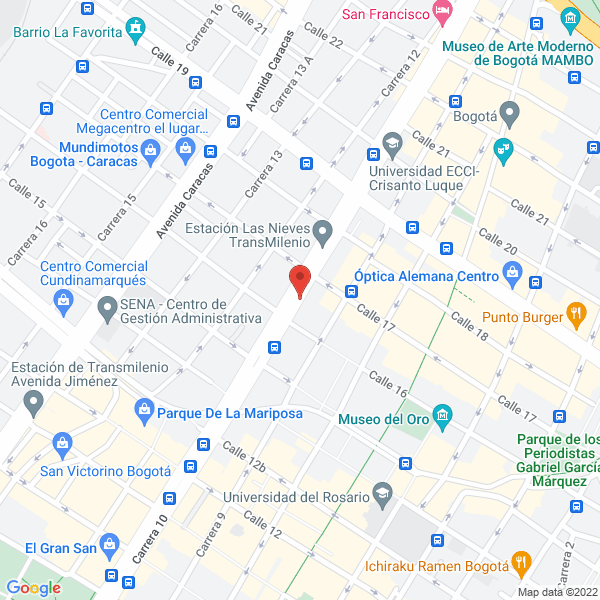 Mapa de Cooperativa Multiactiva Progreso Familiar
