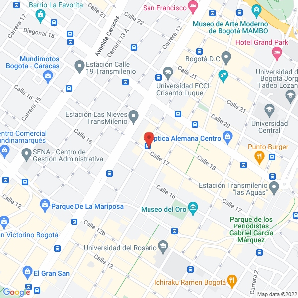 Mapa de Cooperativa Multiactiva De Servicios Integrales