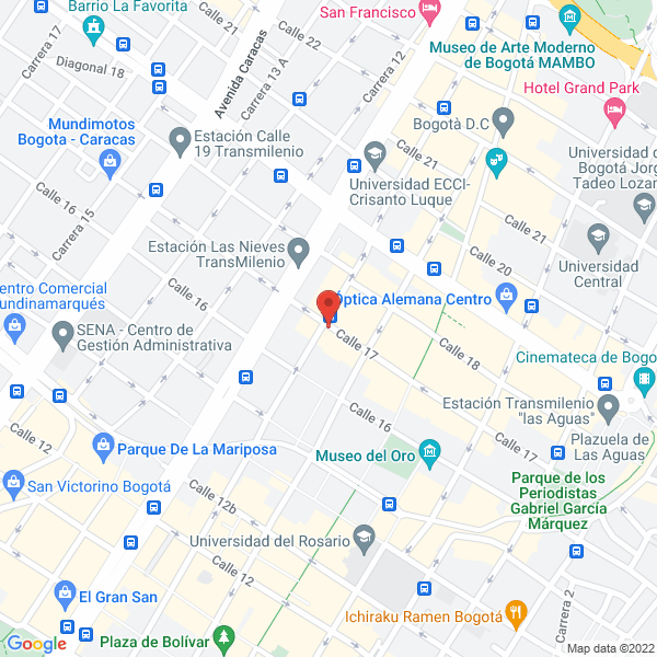 Mapa de Cooperativa Multiactiva De Asociados Coopiasociados