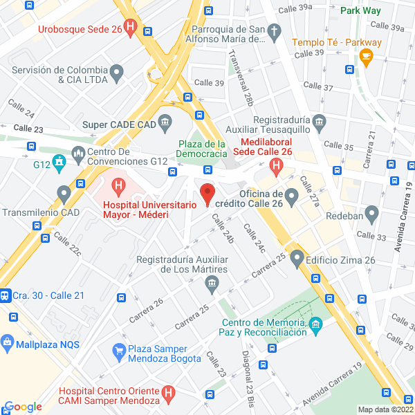 Mapa de Asociacion Mutual Progreso