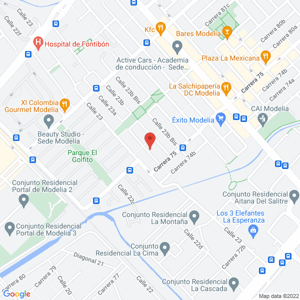 Mapa de Ochoa Aseguradores Ltda