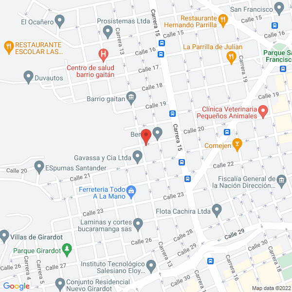 Map of Muebles Arciniegas