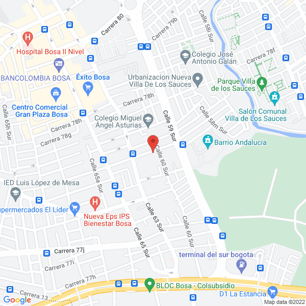 Mapa de Distribuidora Gayco