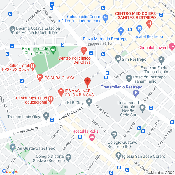 Mapa de Transformadores Induelectro