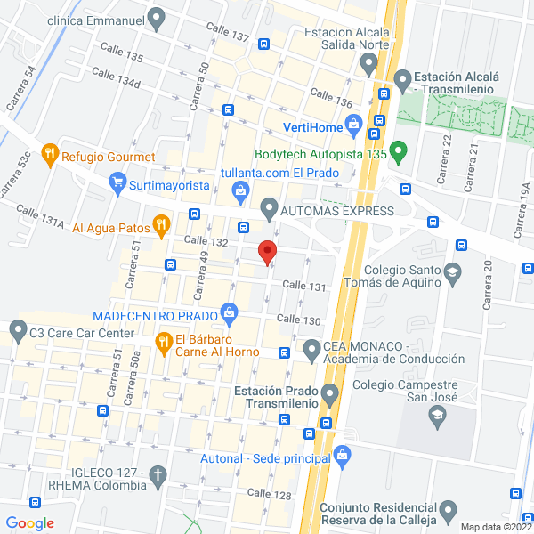Mapa de Servi Volkwagen