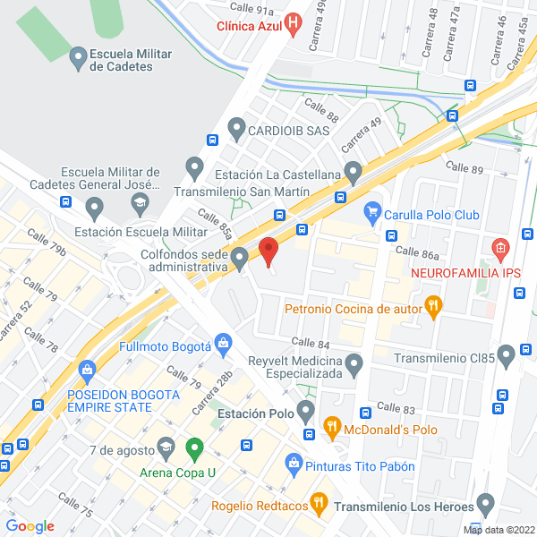 Mapa de Bambola S.A.S.