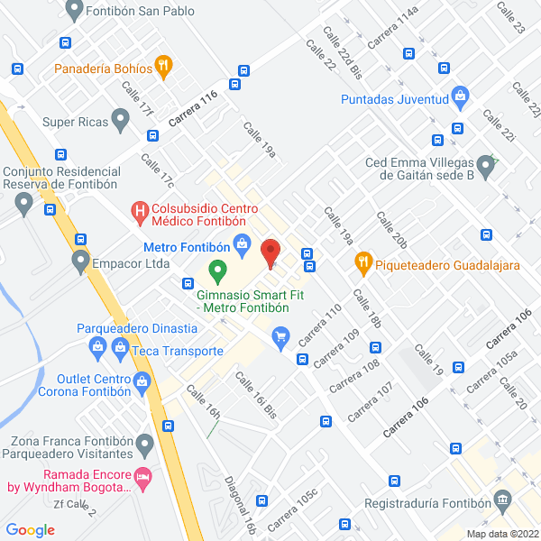 Mapa de Fonti Carnitas