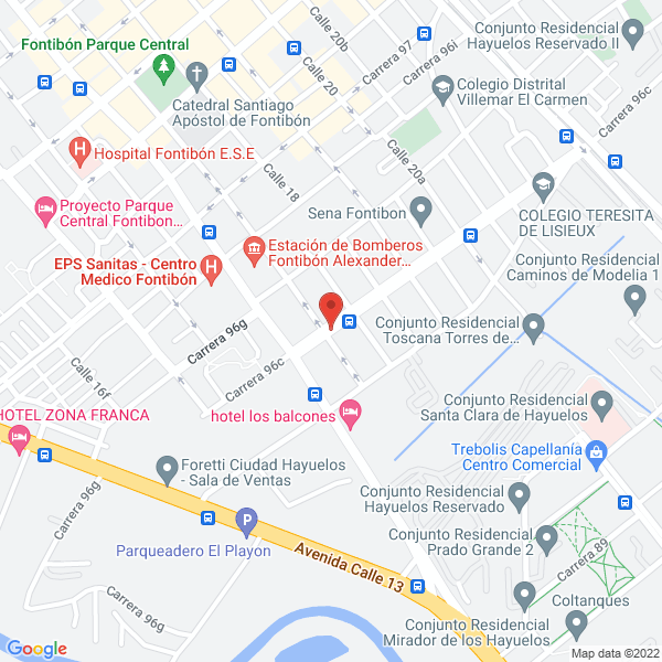 Mapa de Importadora Global Repuestos S.A.S.