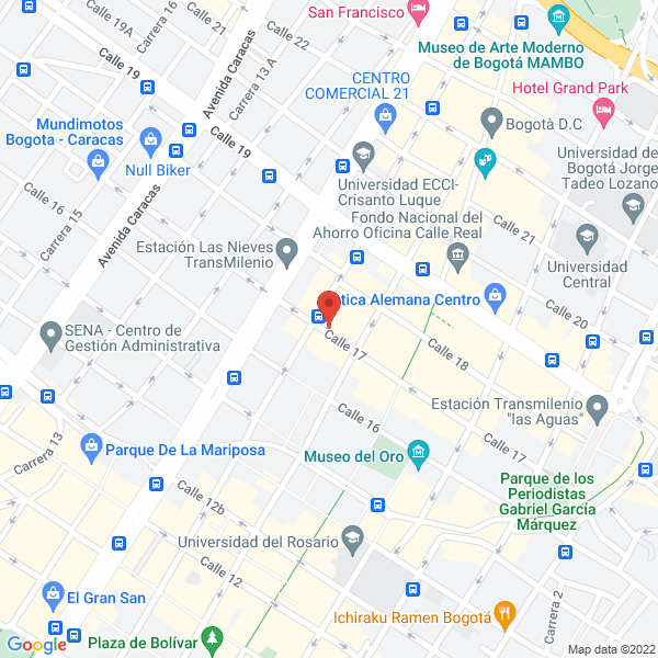 Mapa de Laboratorio Optico San Antonio