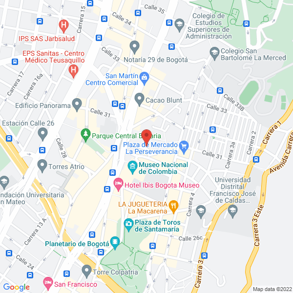 Mapa de Calderón Navarro Y Cía Sas