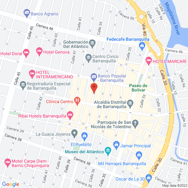 Map of Coopencosta