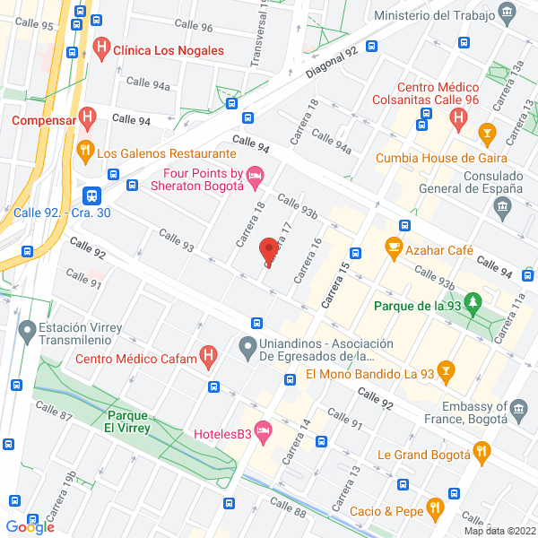 Mapa de Cooericsson