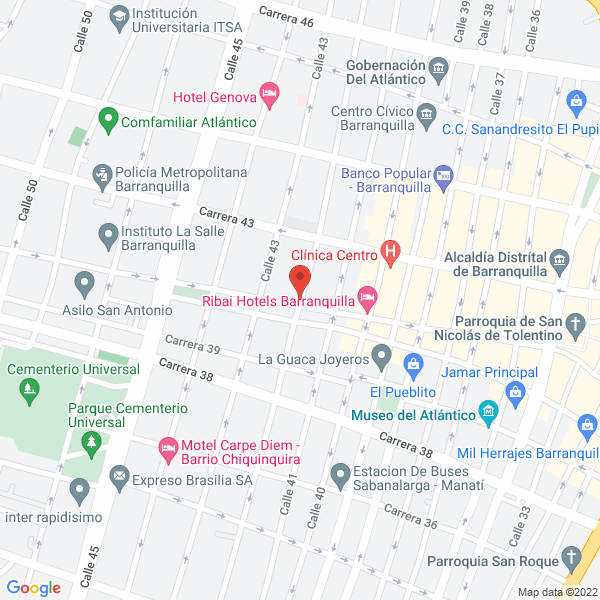 Map of Cooinficorp