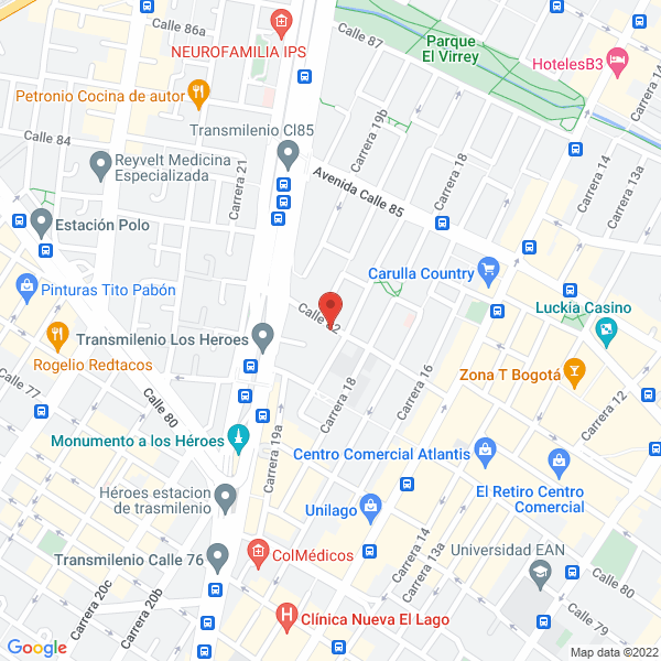 Mapa de Coop Vida