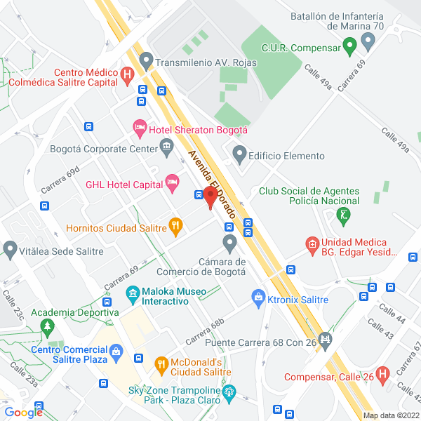 Mapa de Coopcredifacil