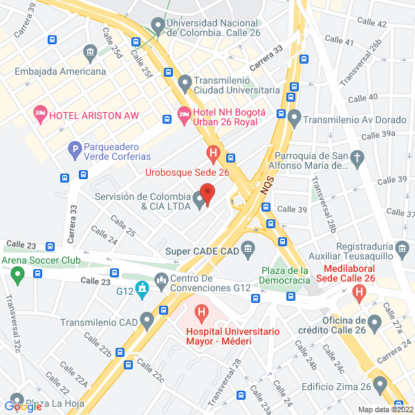Mapa de Coopdisalud