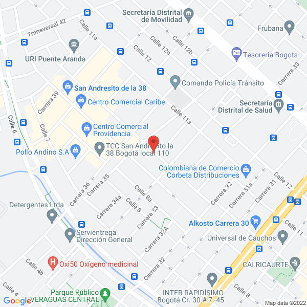 Mapa de Fepro Ltda