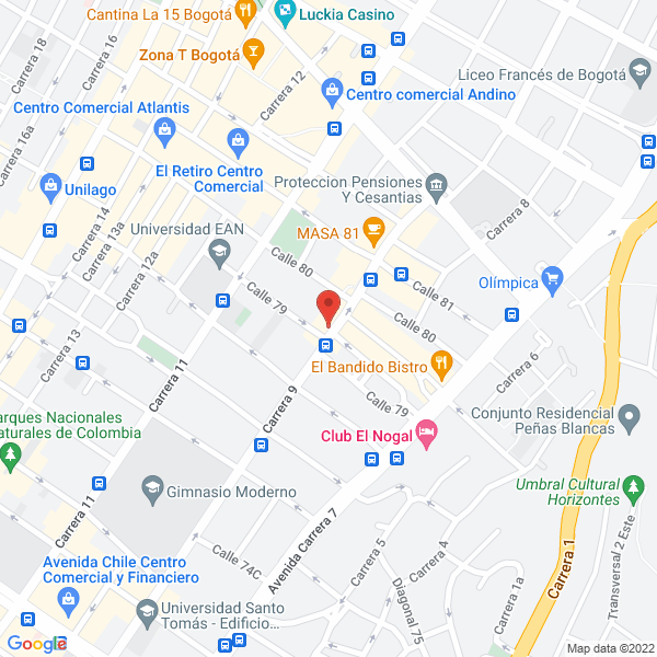 Mapa de Fesbicol