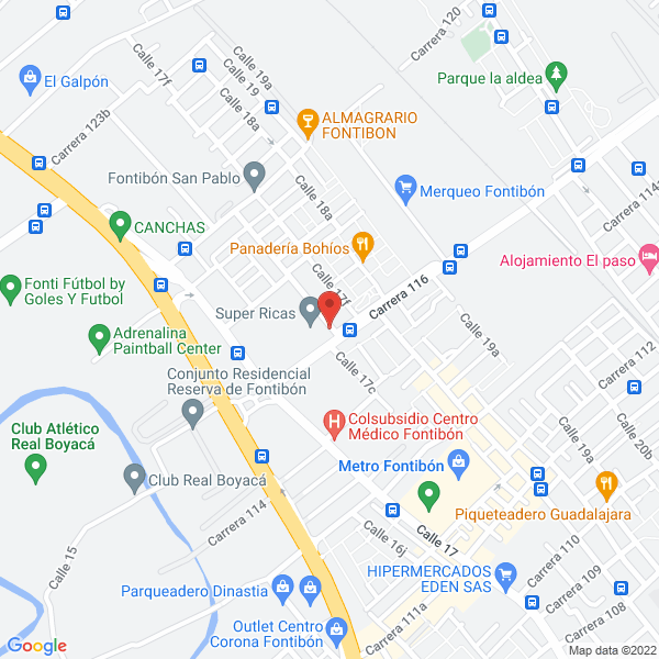 Mapa de Fodecor