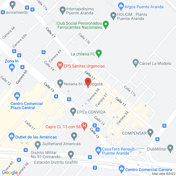 Mapa de Tecnimantenimientos Lap E Hijos S.A.S.