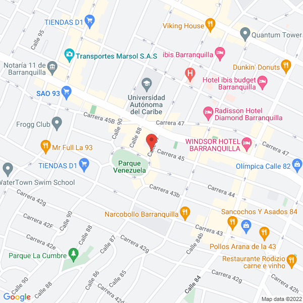 Map of Bmarketingbq S.A.S.