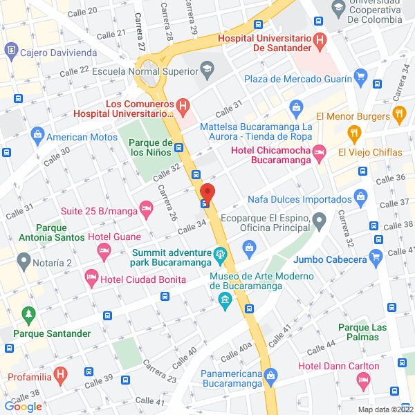 Map of Bigotes Tiendas Para Mascotas