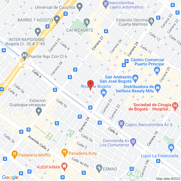 Mapa de Colmaquinaria S.A.S.