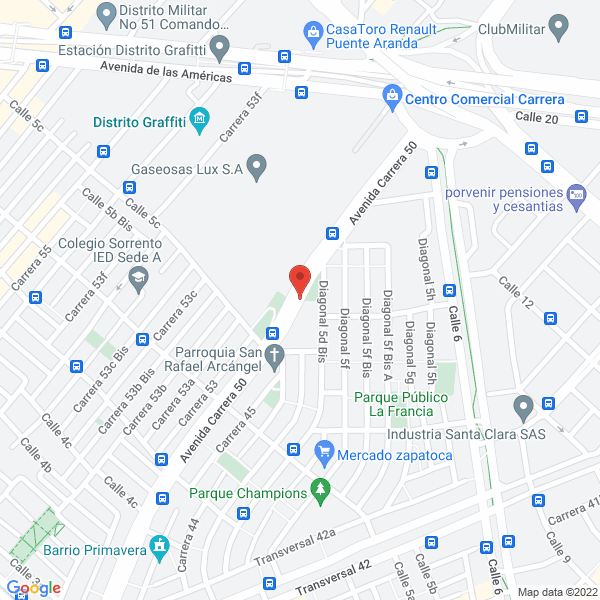 Mapa de Gemma Group S.A.S,