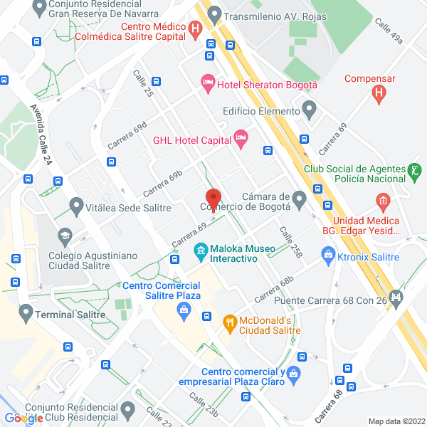 Mapa de Etnico Company S.A.S.