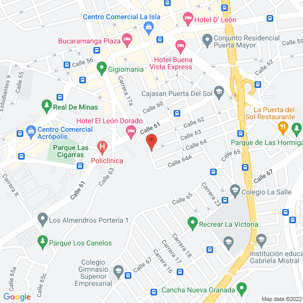 Map of Vanegas Aparicio Rocío