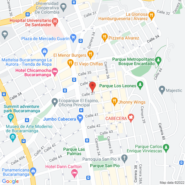 Map of Navarro Yazmín