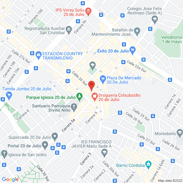 Mapa de Instituto Los Alpes