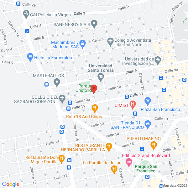 Map of Clínica Odontológica Landazuri E.U.