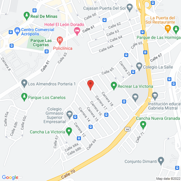 Map of Servicios Integrales De Mantenimiento Sima Ltda.