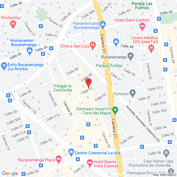 Map of S Y A Servicios Auditorías Y Asesorías Agroindustriales Ltda.