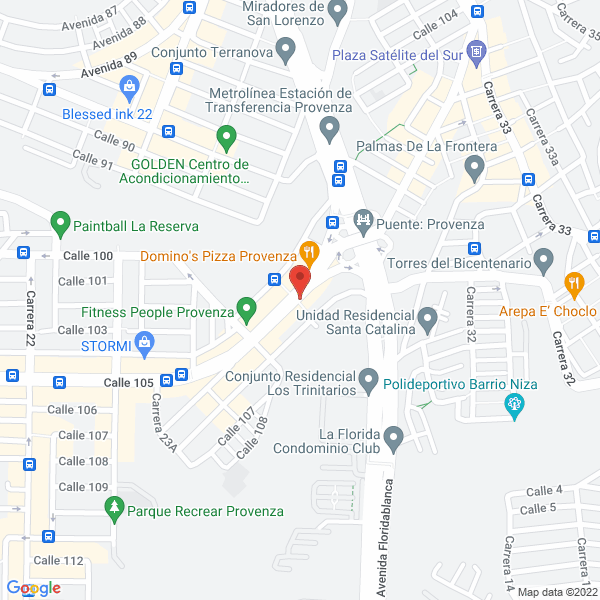Map of Inversiones Valma S.A.S
