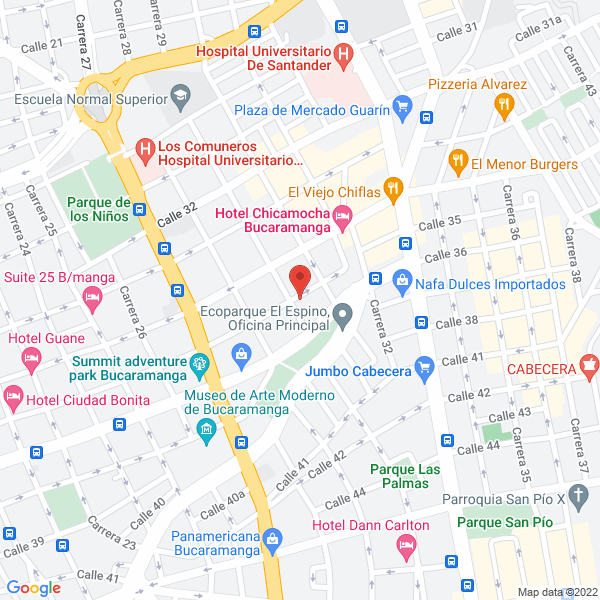 Map of Obras Civiles Consultorías E Interventorías Ociconsei S.A.S.