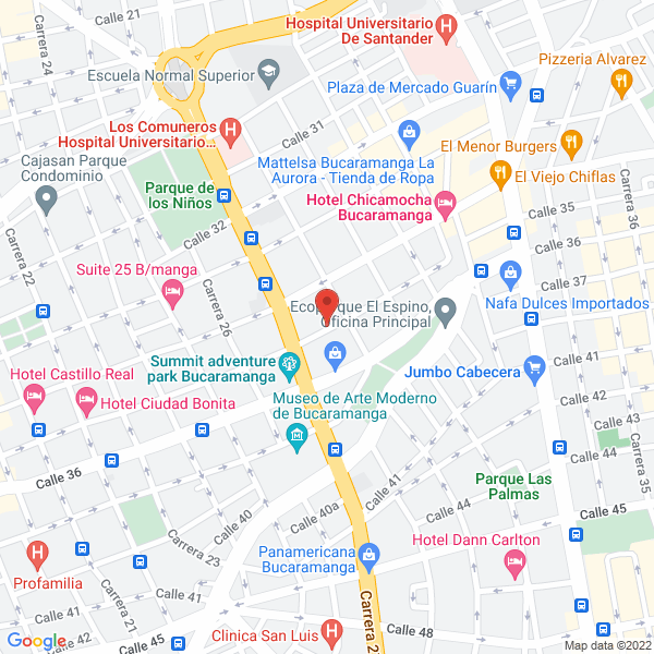 Map of Contrapunto Taller De Arquitectura S.A.S.