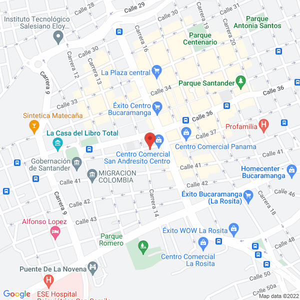 Map of Modas Melissa