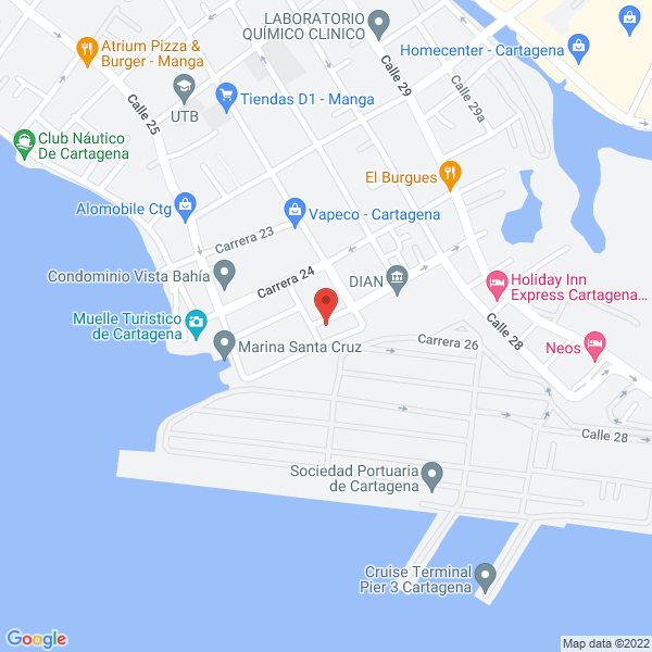 Map of Sea Trial S.A.S