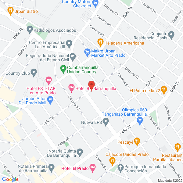 Map of Esole S.A.S.
