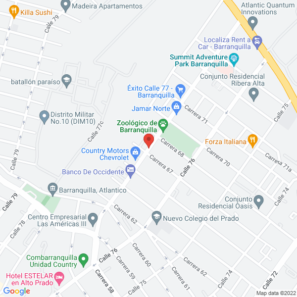 Map of Evolucionamos En Salud Ocupacional S.A.S.