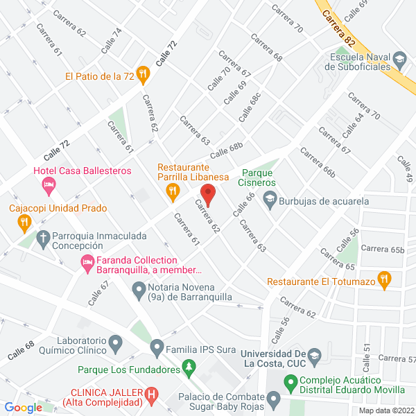 Map of Fabio Restrepo Llach S.A.S.