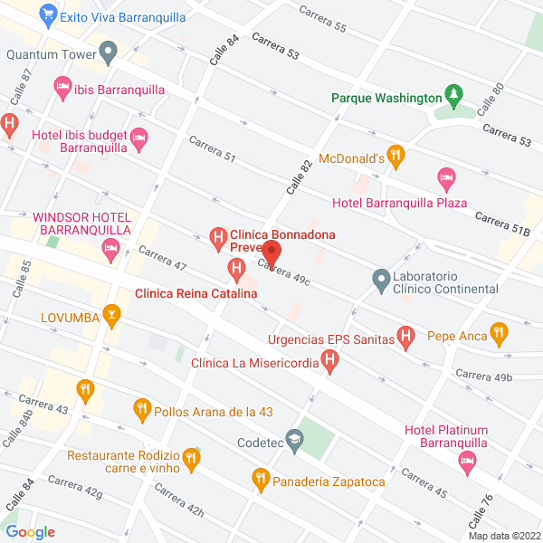 Map of Centro Integral De Ortopedia Sas