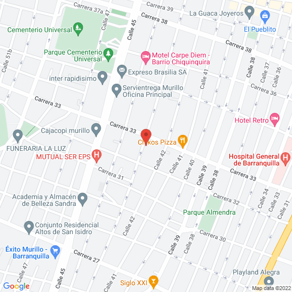 Map of Gym 43 Street S.A.S.