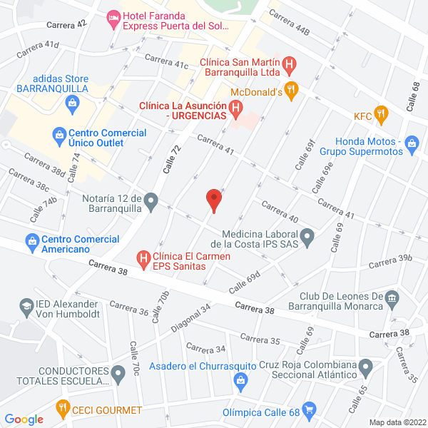 Map of Hidro Redes S.A.S.