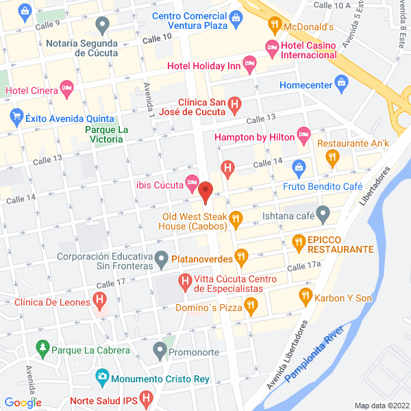 Map of Importadora Optimax S.A.S.