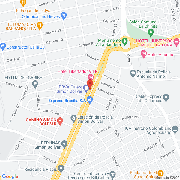 Map of Induluca S.A.S.